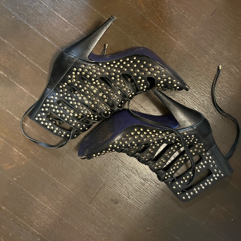 Charlie My Love Studded Heels
